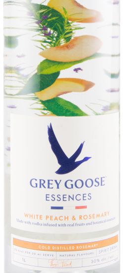 Vodka Grey Goose Essences Pêssego Branco & Alecrim 1L