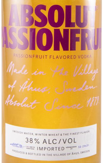 Vodka Absolut Passion Fruit 1L
