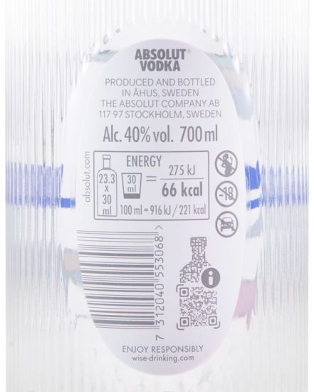 Vodka Absolut Mosaik End of Year 2023 Edição Limitada