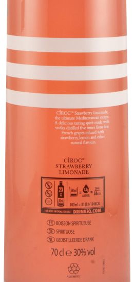 Vodka Cîroc Strawberry Limonade