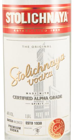Vodka Stolichnaya 1L