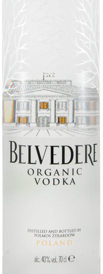 Vodka Belvedere biológico
