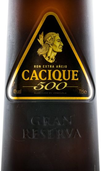 Rum Cacique 500 Gran Reserva Extra Añejo