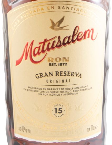 Rum Matusalem Gran Reserva 15 anos