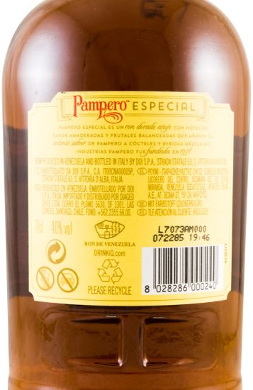 Rum Pampero Añejo Especial