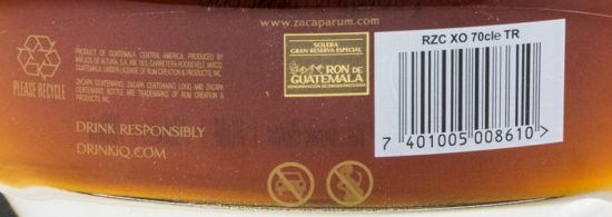 Rum Zacapa Centenário XO