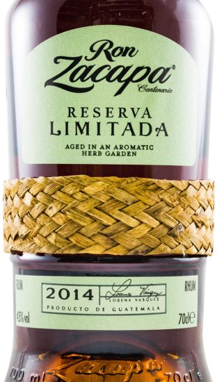 2014 Rum Zacapa Centenario Reserva Limitada