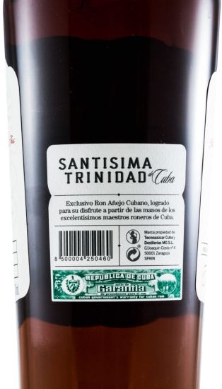 Rum Santisima Trinidad 15 years