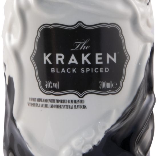 Rum Kraken Black Spiced Edição Limitada (garrafa em cerâmica branca)