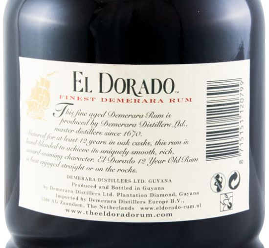 Rum El Dorado 12 years
