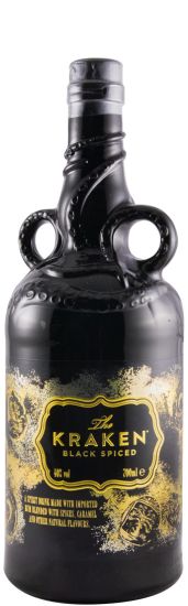Rum Kraken Black Spiced Edição Limitada (garrafa em cerâmica preta)
