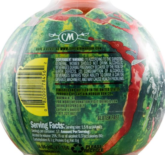 Rum Captain Morgan Watermelon Smash