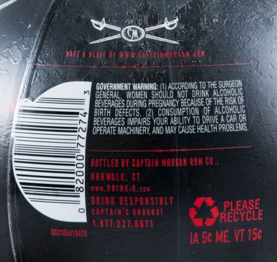 Rum Captain Morgan Cannon Blast 1L