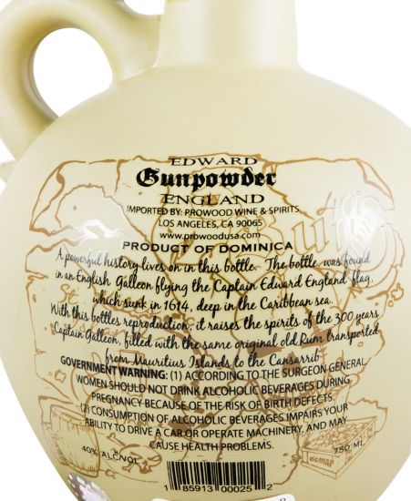 Rum Edward Gunpowder England