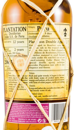 2004 Rum Plantation Peru Vintage