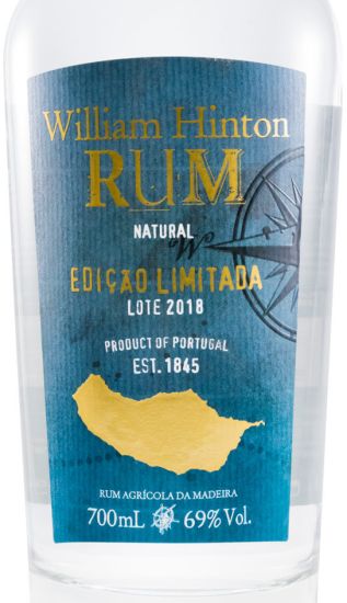 Rum Agrícola da Madeira William Hinton Natural Edição Limitada
