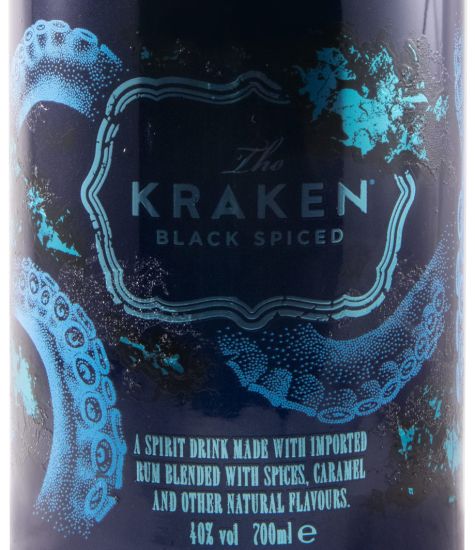 Rum Kraken Black Spiced Edição Limitada (garrafa em cerâmica azul)