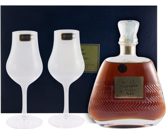 Rum Zacapa Centenario XO c/2 Copos Riedel