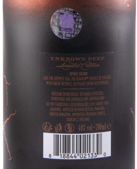 Rum Kraken Black Spiced Unknown Deep Copper N.º 3 2022 Limited Edition
