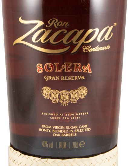 Rum Zacapa Centenario Solera Gran Reserva