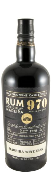 2018 Rum Agrícola da Madeira 970 Madeira Wine Cask 52.6%