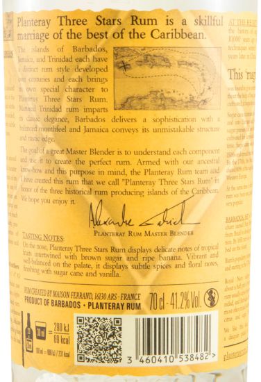 Rum Planteray 3 Stars White
