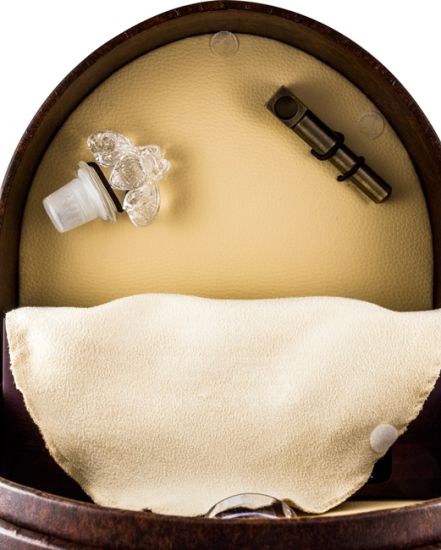 Tequila Patrón Burdeos (leather case)
