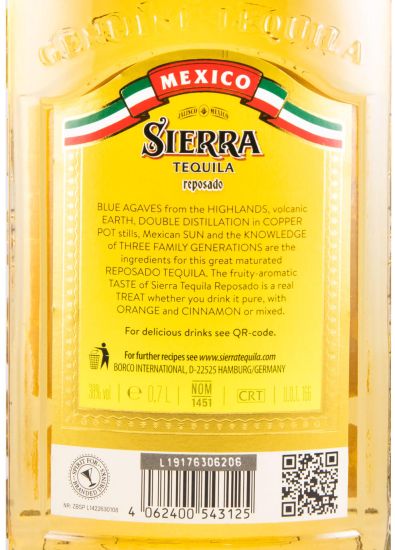 Tequila Sierra Gold