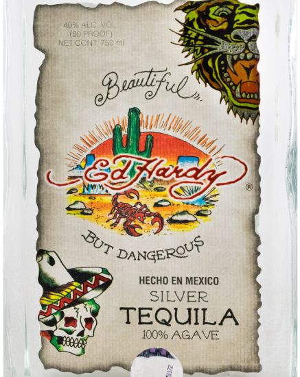 Tequila Ed Hardy Silver 100% Agave
