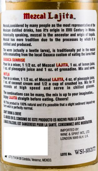 Mezcal Lajita 50cl