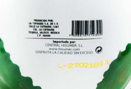 Tequila La Cofradia Balon Extra Añejo (ceramic bottle)