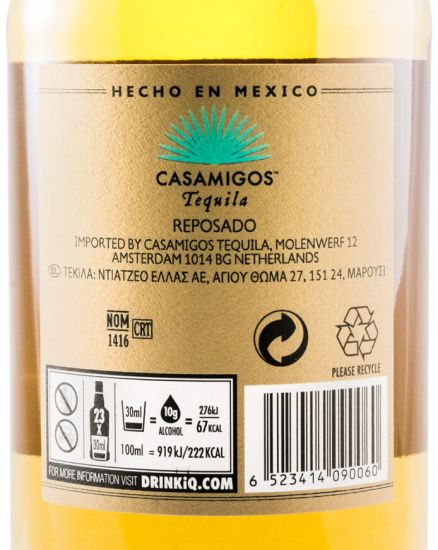 Tequila Casamigos Reposado