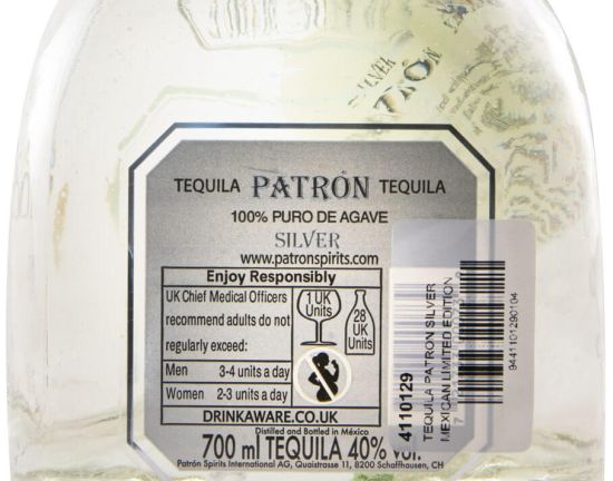Tequila Patrón Silver Mexican Limited Edition