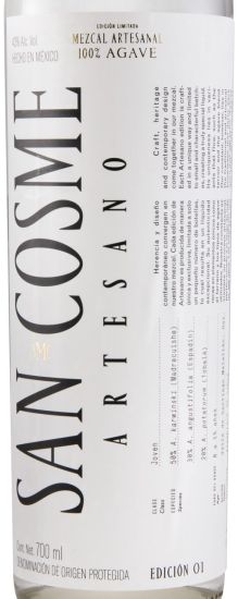 Mezcal San Cosme Artesano Edición 01 Mexico