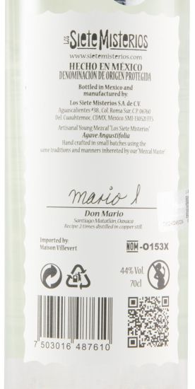 Mezcal Siete Misterios Doba-Yej