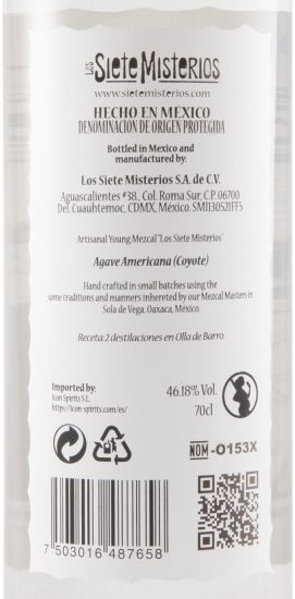 Mezcal Siete Misterios Coyote