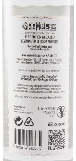 Mezcal Siete Misterios Pechuga