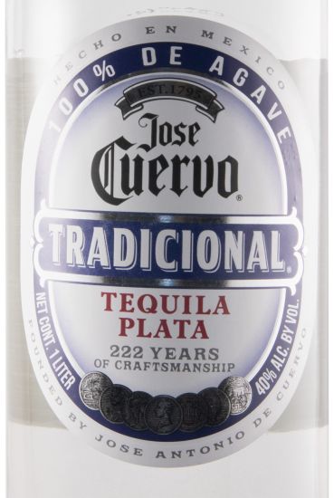 Tequila Jose Cuervo 100% Agave Silver Tradicional 1L