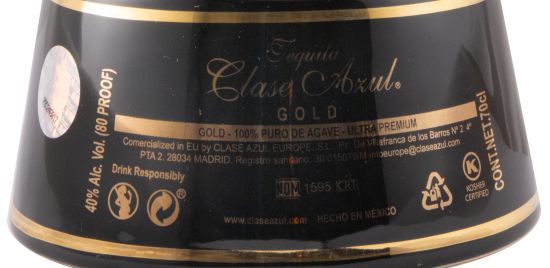 Tequila Clase Azul Gold