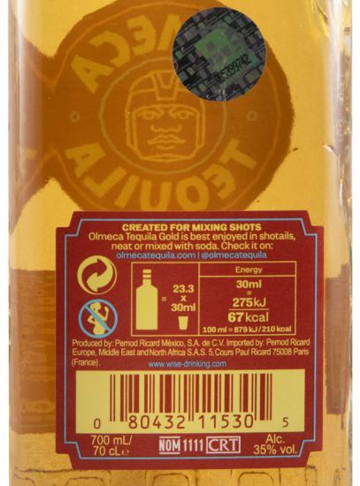 Tequila Olmeca Gold