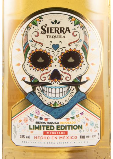 Tequila Sierra Dia de Los Muertos Reposado Edição Limitada