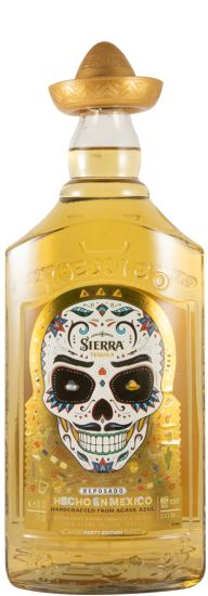 Tequila Sierra Dia de Los Muertos Reposado Party Edition