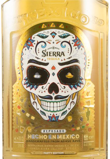 Tequila Sierra Dia de Los Muertos Reposado Party Edition