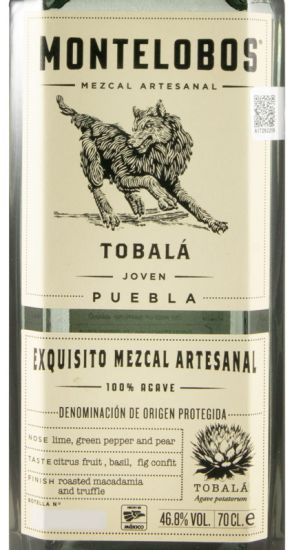 Mezcal Montelobos Tobalá