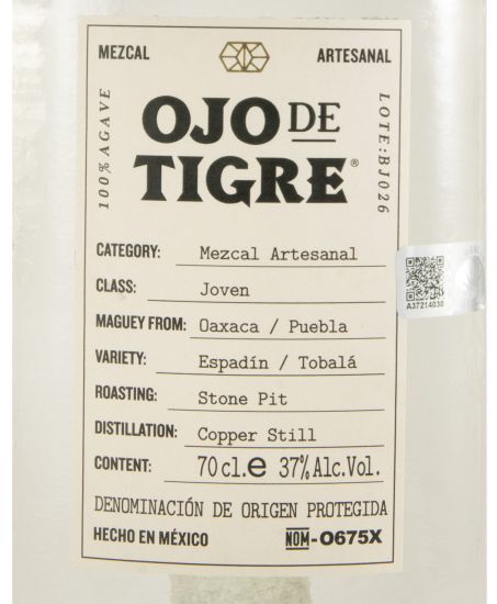 Mezcal Ojo de Tigre Espadim & Tobalá