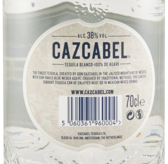 Tequila Cazcabel Blanco