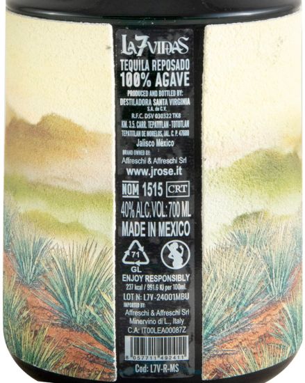 Tequila La7Vidas Reposado (com Livro de Banda Desenhada)