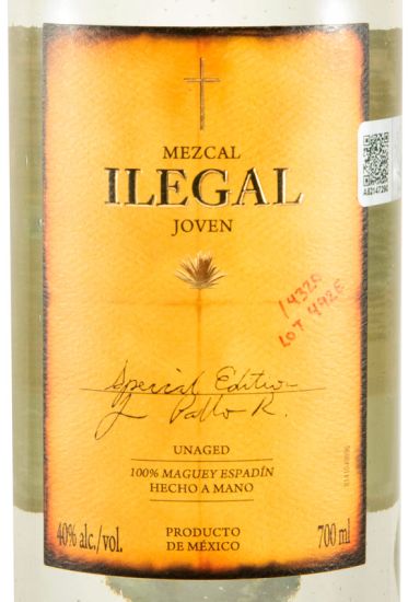 Mezcal Ilegal Joven