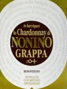 Grappa Nonino Chardonnay