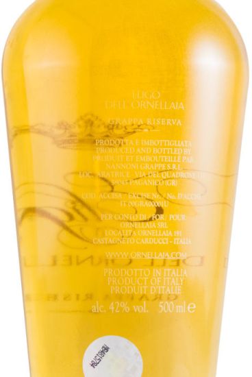 Grappa Eligo dell'Ornellaia Grappa Riserva 50cl